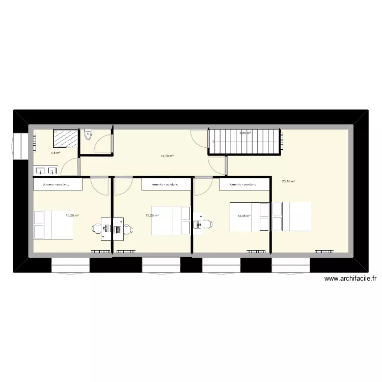 Etage 1sans elec. Plan de 