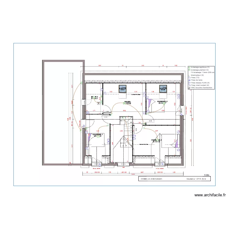 AHBARI ETAGE ELEC. Plan de 