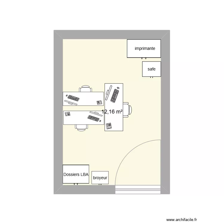 Cocoon. Plan de 1 Pièce et 12 m² Cocoon. Plan de 1 Pièce et 12 m²