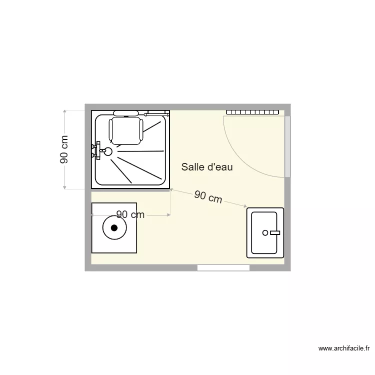 plan apr&egrave;s travaux gloaguen 2. Plan de 