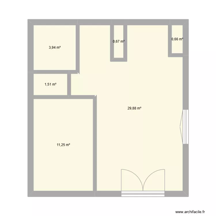 appart a suc&eacute;. Plan de 6  et 48 m²