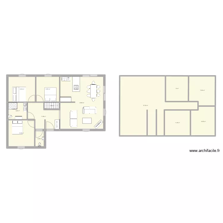 mod&egrave;le 1. Plan de 