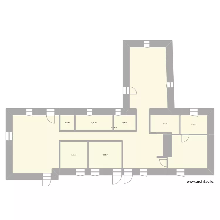 Maison essai agencement. Plan de 8 et 148 m² Maison essai agencement. Plan de 8 et 148 m²