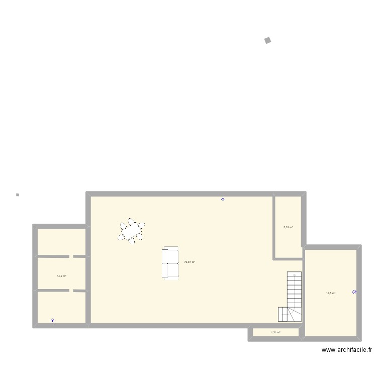 plan de CUQUES. Plan de 5 pièces et 115 m2