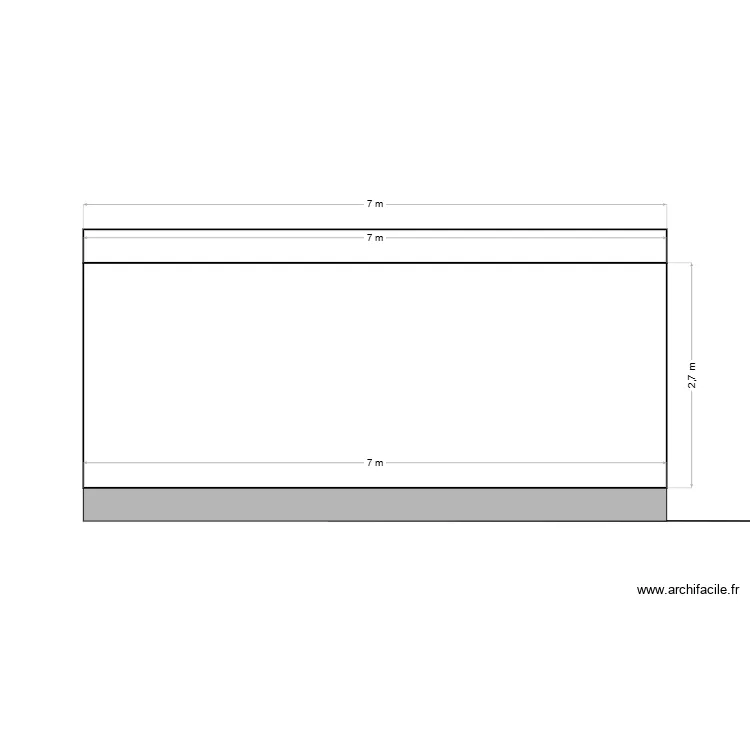 facade ESTgarage. Plan de 