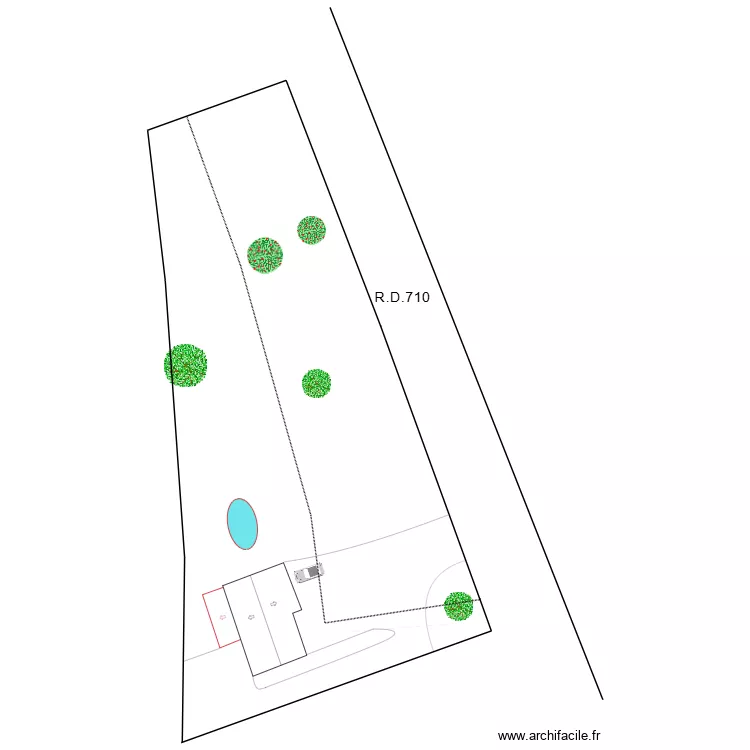 SIORAC EN PERIGORD. Plan de 