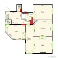 Plan initial appartement echelle 1-50