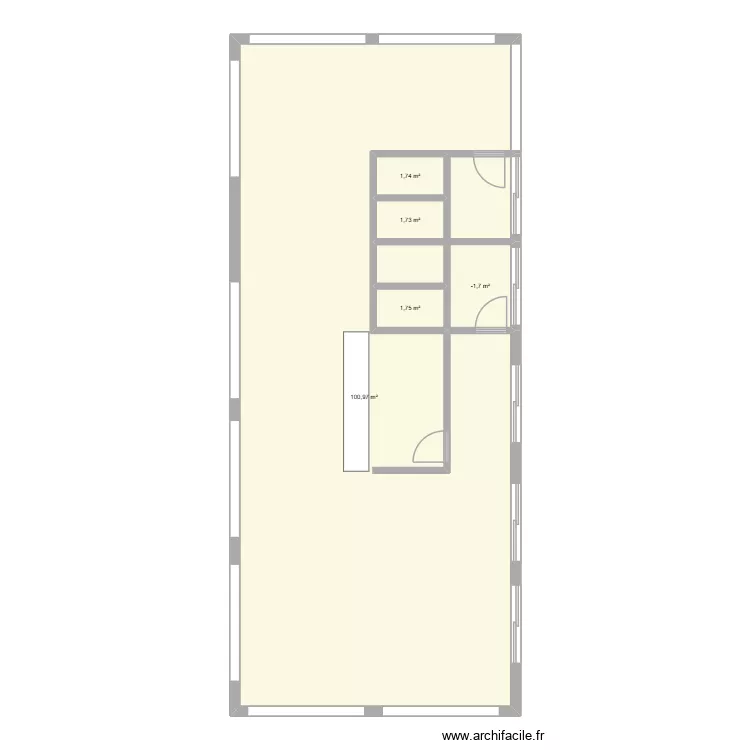 Condo. Plan de 5  et 110 m²