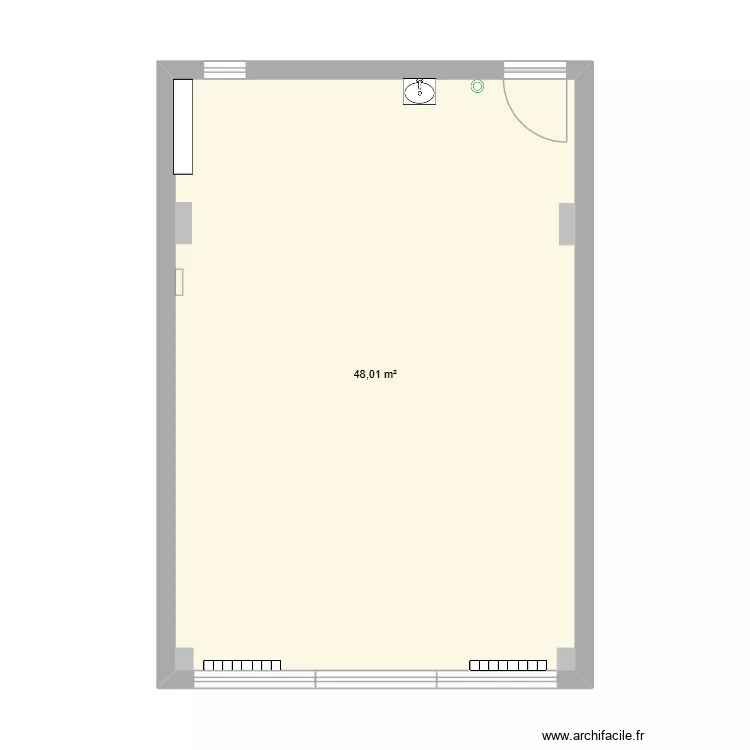 Plan du p1 125. Plan de 1 et 48 m² Plan du p1 125. Plan de 1 et 48 m²