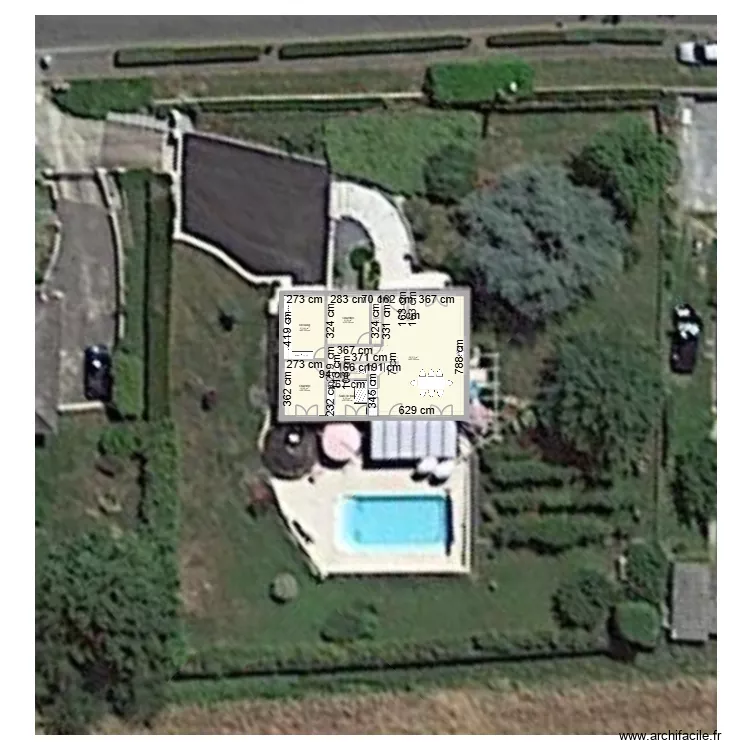 plan LESMESNIL avec vue google. Plan de 