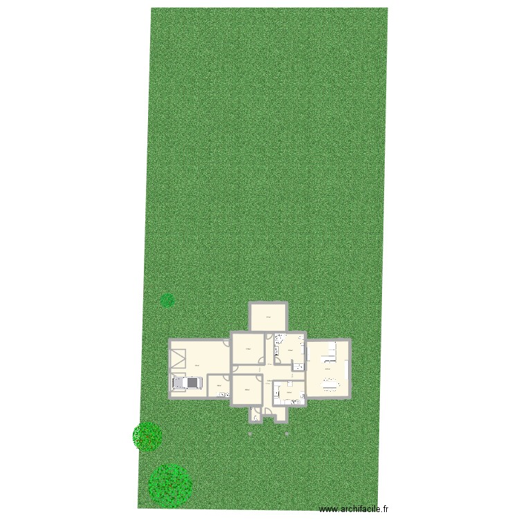 carre1. Plan de 12 pièces et 376 m2