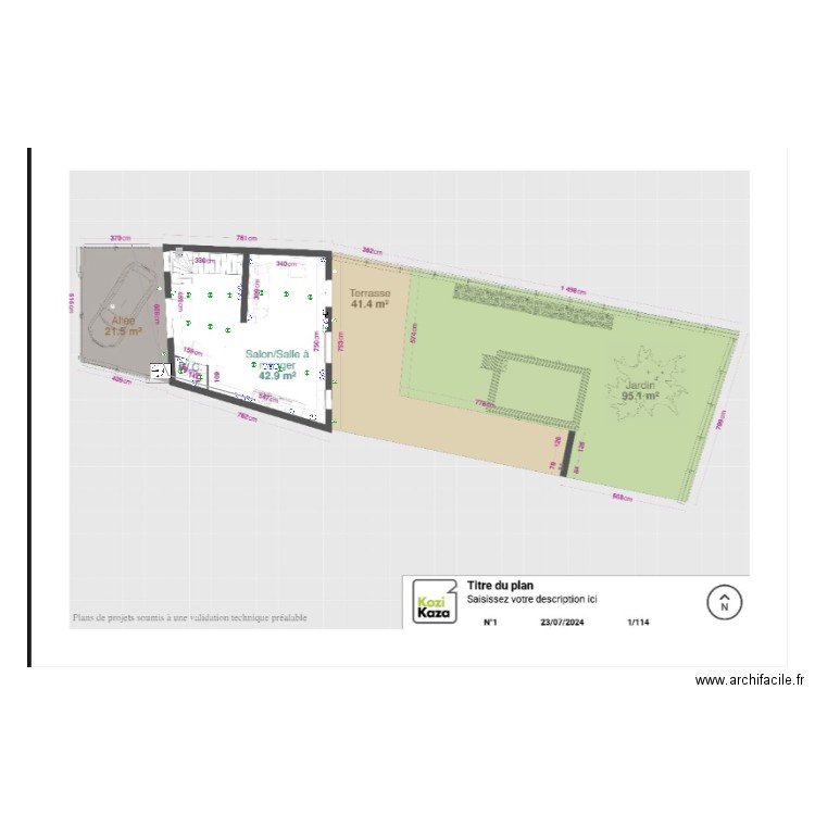 Maison Neuville rdc. Plan de 0 pièce et 0 m2