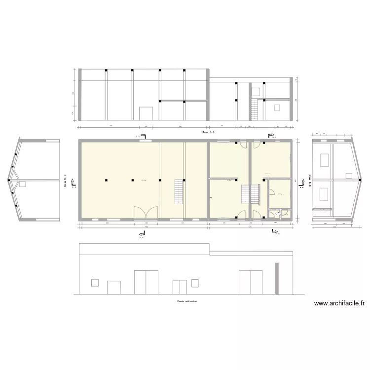 Terrasson Grange plan. Plan de 