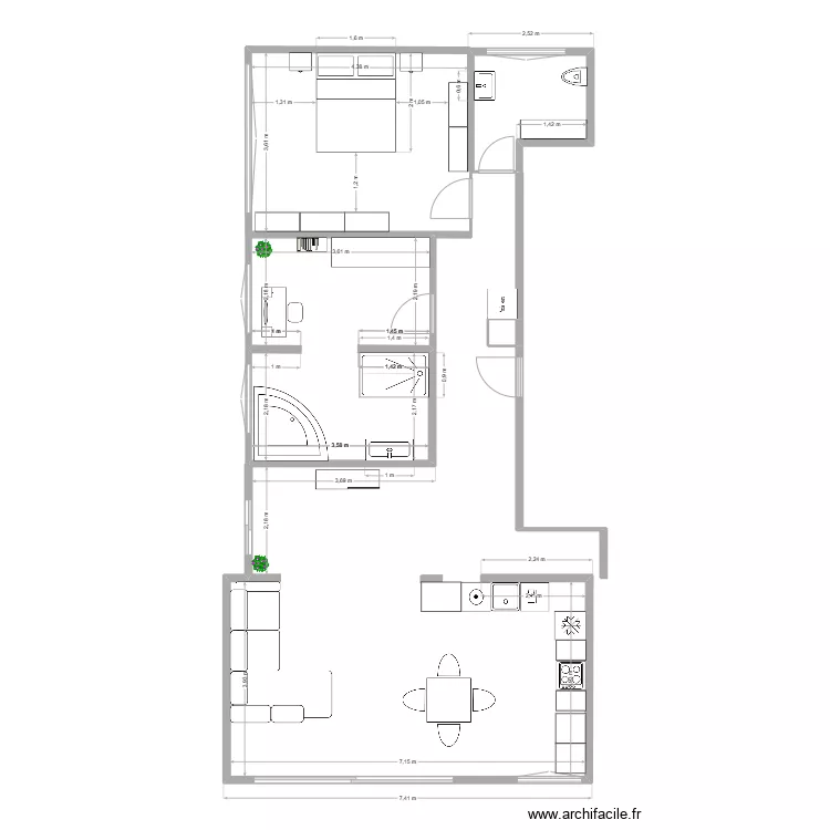 plan cuisine déplacée. Plan de plan cuisine déplacée. Plan de