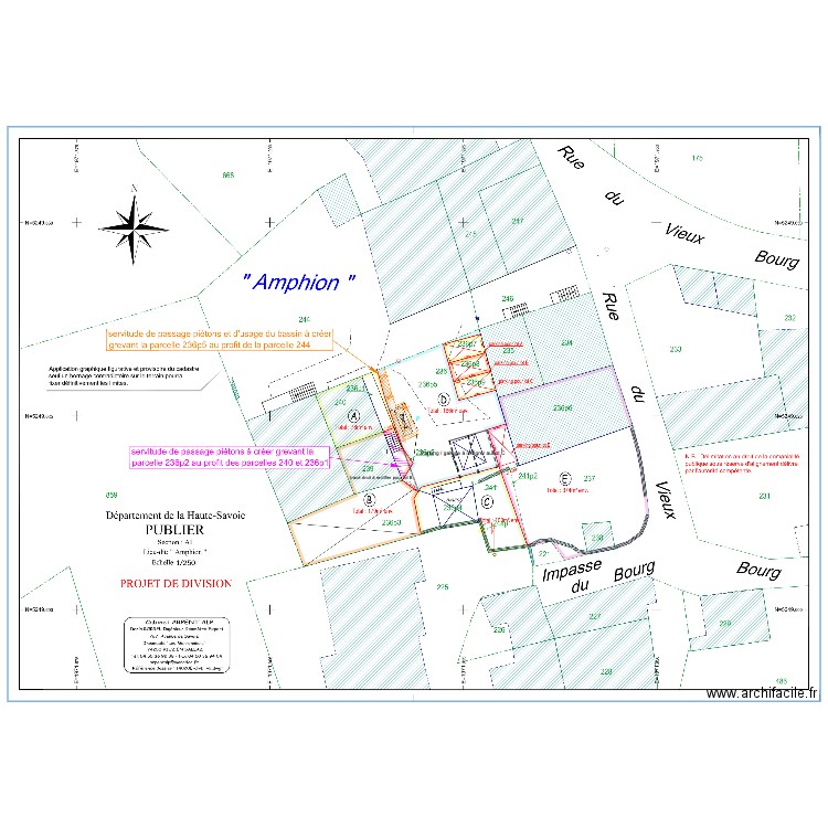 plan géomètre amphion V2+. Plan de 0 pièce et 0 m2