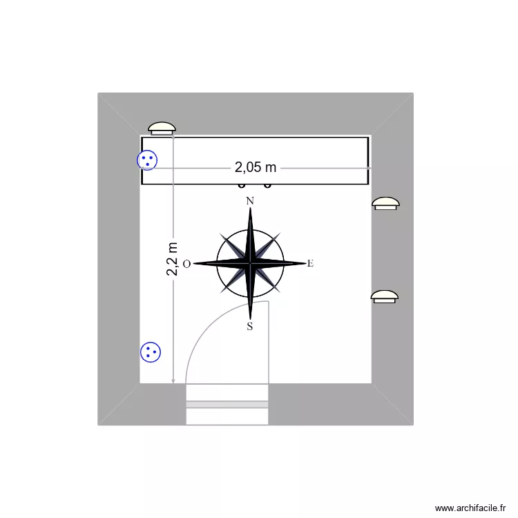 cave. Plan de 1 et 5 m² cave. Plan de 1 et 5 m²