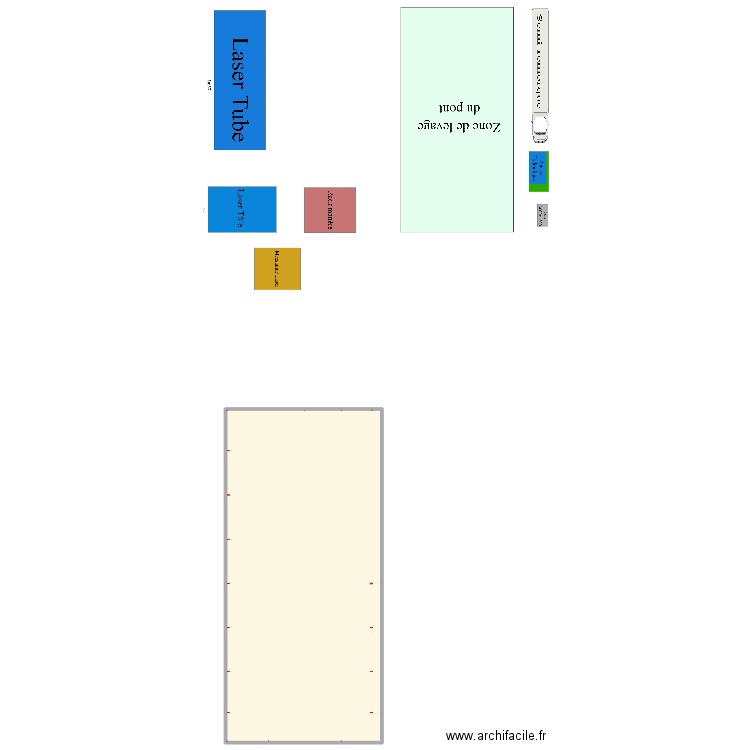 Atelier 2025. Plan de 1 pièce et 975 m2