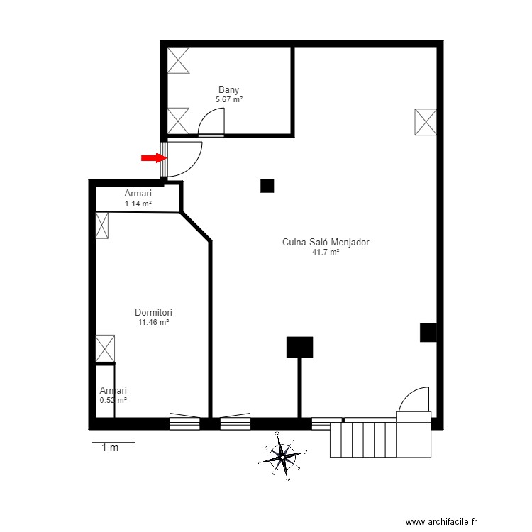 ed. la cabanot -7.1. la massana. Plan de 0 pièce et 0 m2