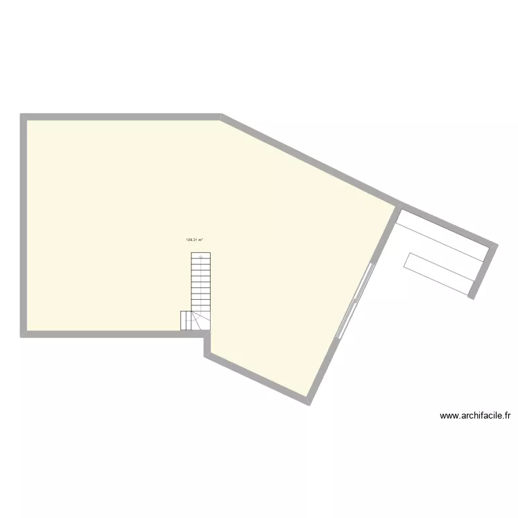vaas etage. Plan de 1 et 129 m² vaas etage. Plan de 1 et 129 m²