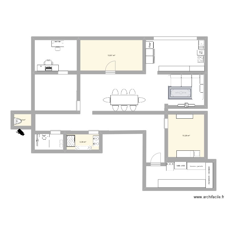 ma maison. Plan de 0 pièce et 0 m2