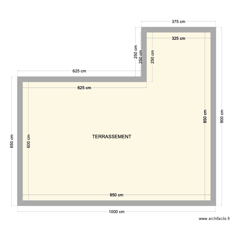TERRASSSEMENT BUNKER. Plan de 0 pièce et 0 m2