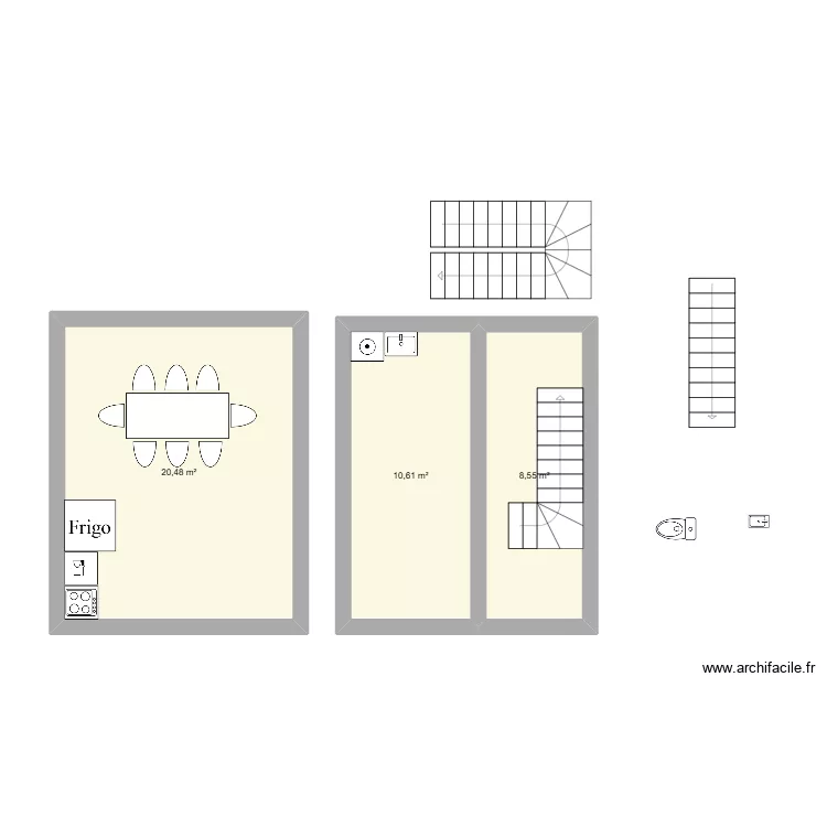 nou. Plan de 3 pièces et 40 m² nou. Plan de 3 pièces et 40 m²