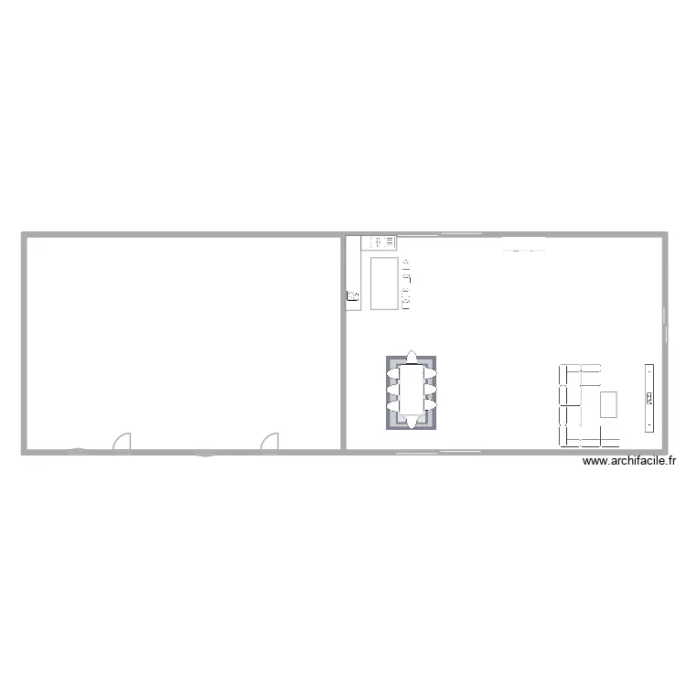 maison. Plan de 