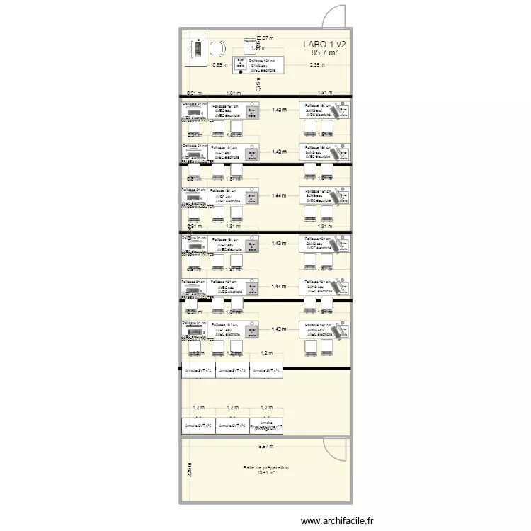 6 juillet Labo 1 v2 (TP). Plan de 2 et 99 m² 6 juillet Labo 1 v2 (TP). Plan de 2 et 99 m²