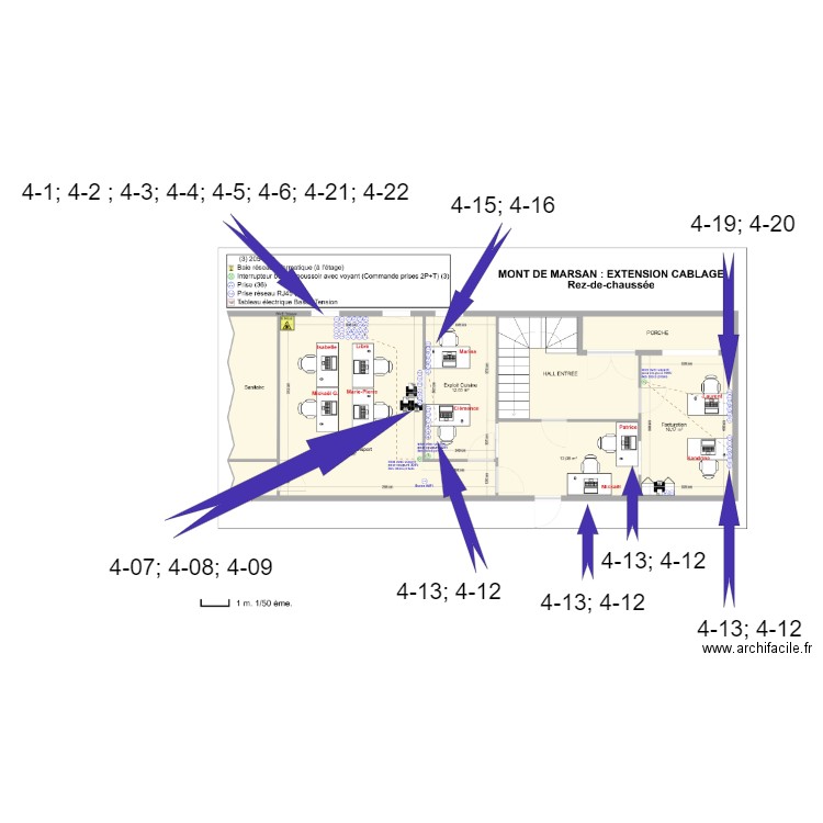 GUISNEL. Plan de 0 pièce et 0 m2