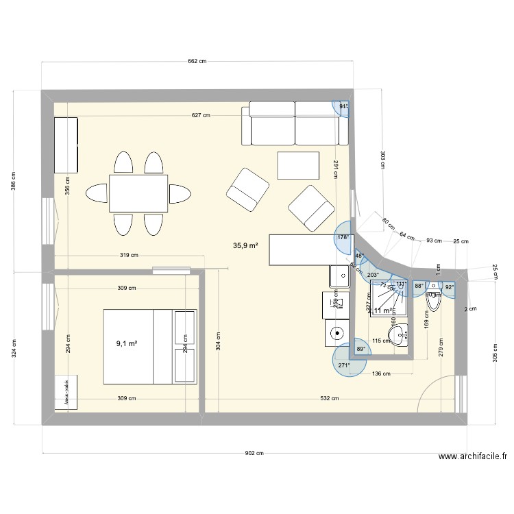 st jean 2. Plan de 0 pièce et 0 m2