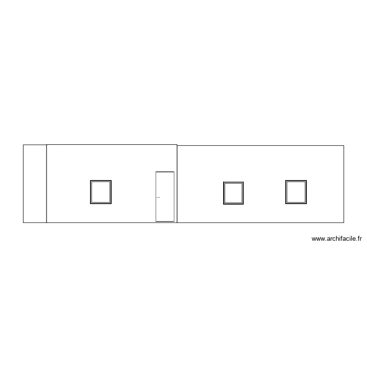 facade avant. Plan de 