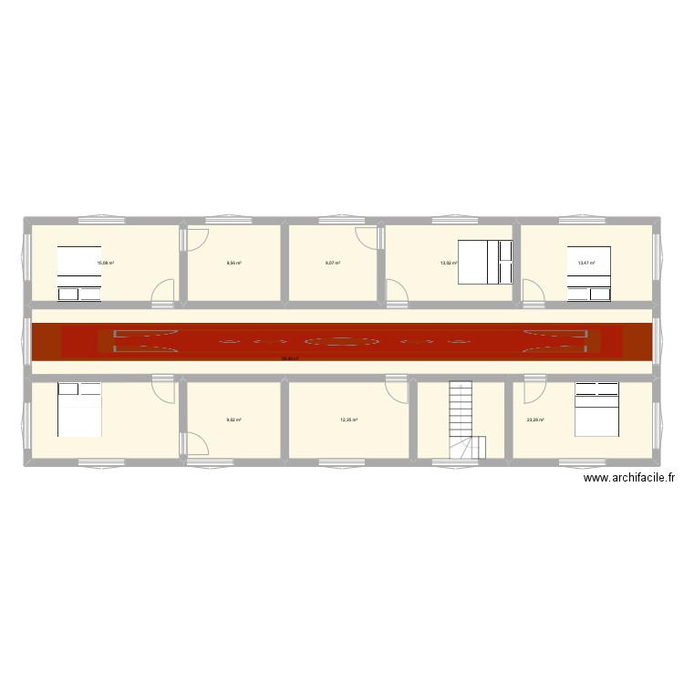maison etage. Plan de 0 pièce et 0 m2