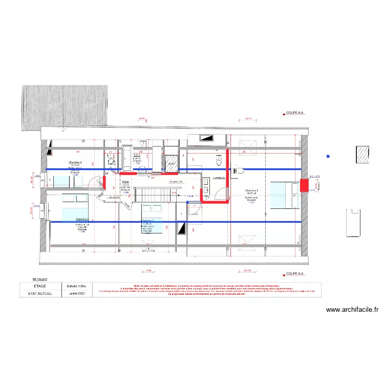 Plan Etage 2. Plan de 