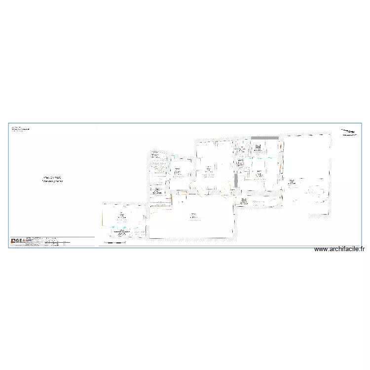 Géomètre RDC 50°. Plan de Géomètre RDC 50°. Plan de