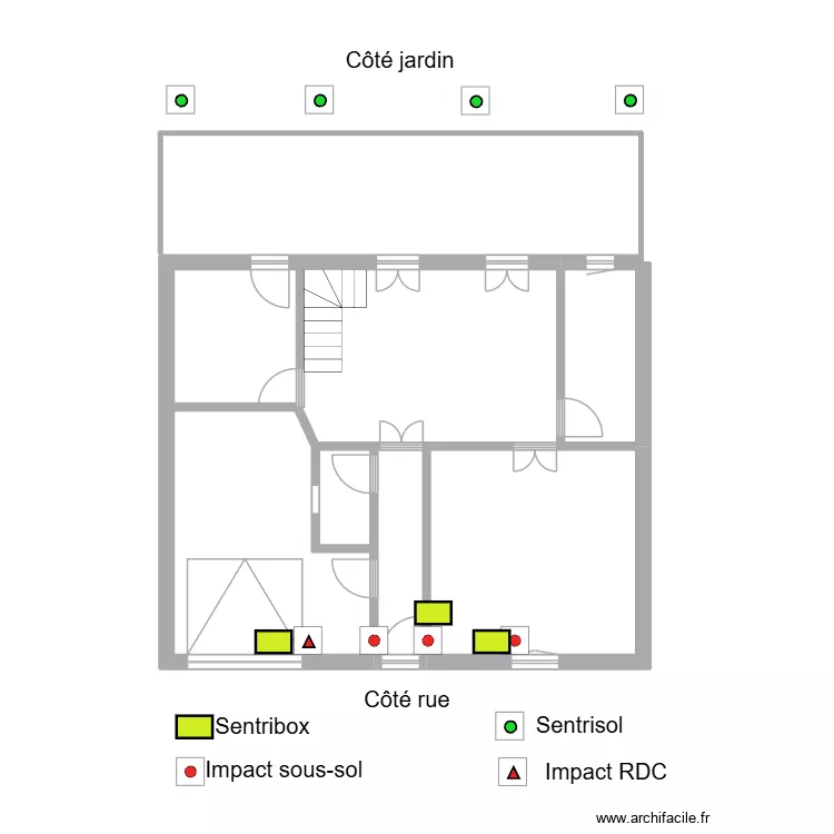 TASSAINT. Plan de 4 Pièces et 68 m²