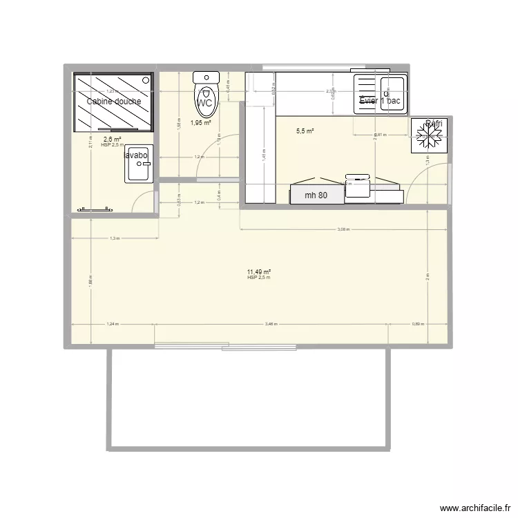 plan cuisine 4 coco. Plan de 