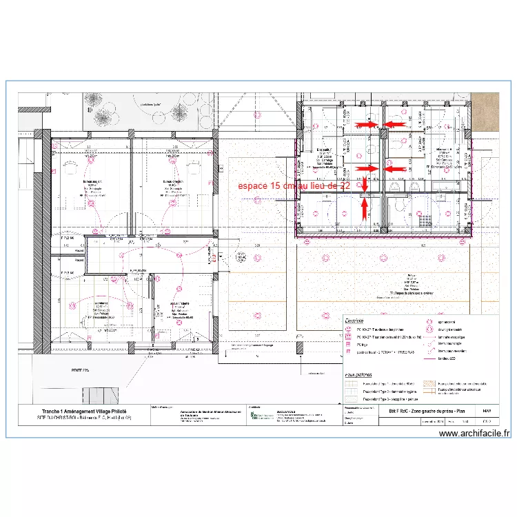 BLOC WC  Bat G. Plan de 