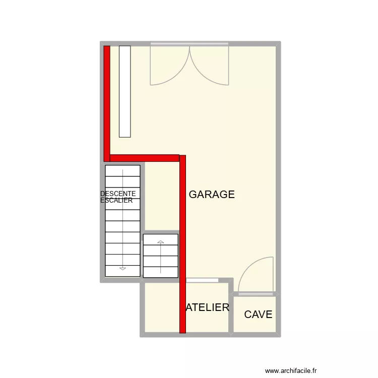 BELLEGARDE GARAGE. Plan de 5 Pièces et 24 m² BELLEGARDE GARAGE. Plan de 5 Pièces et 24 m²