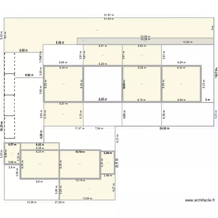 6LOTS. Plan de 15  et 1001 m²