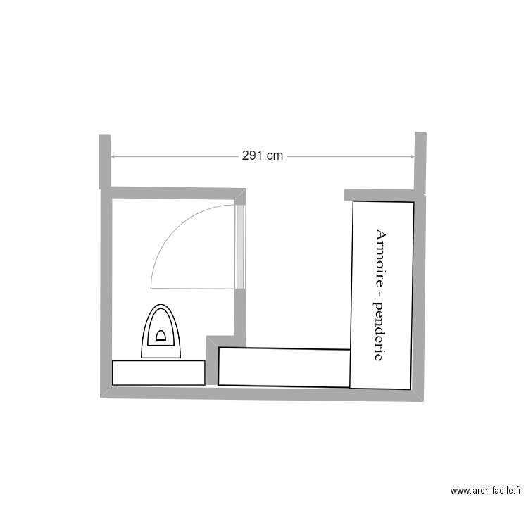 wc&. Plan de 0 pièce et 0 m2