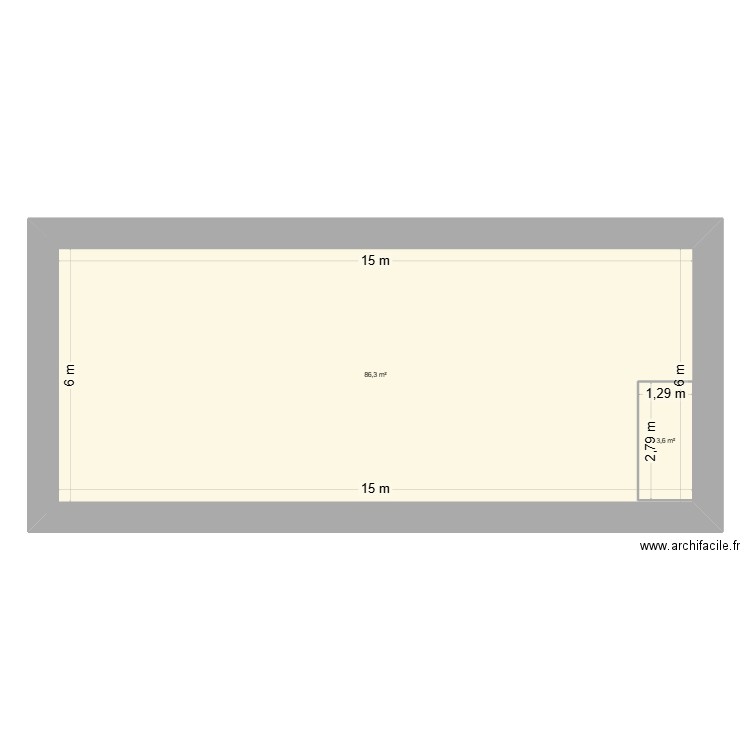 Maison Le breil. Plan de 4 pièces et 202 m2