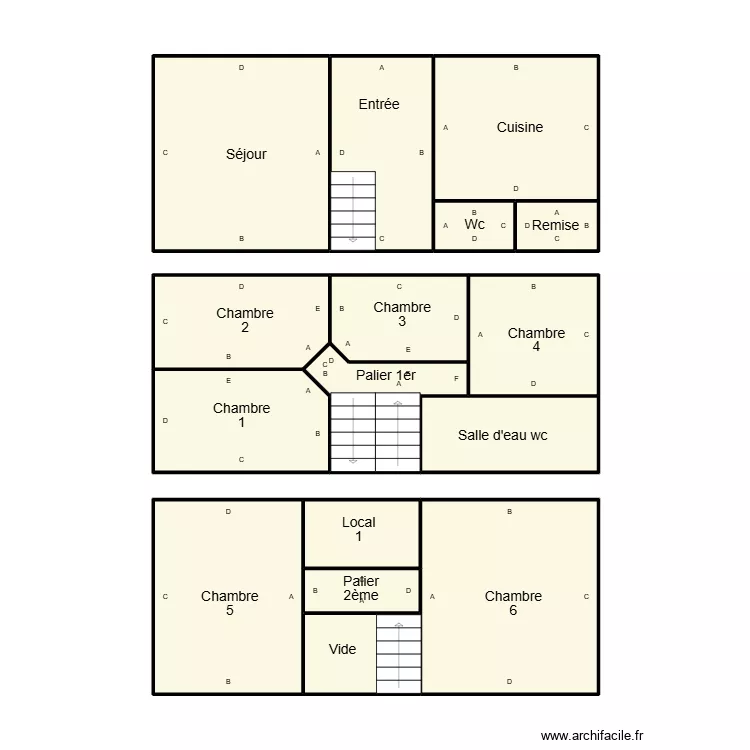 PENMARCH BROUN. Plan de 