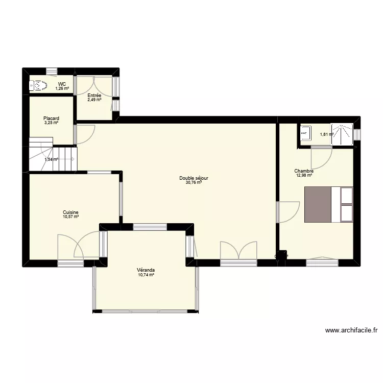 LANTENET. Plan de 18  et 106 m²