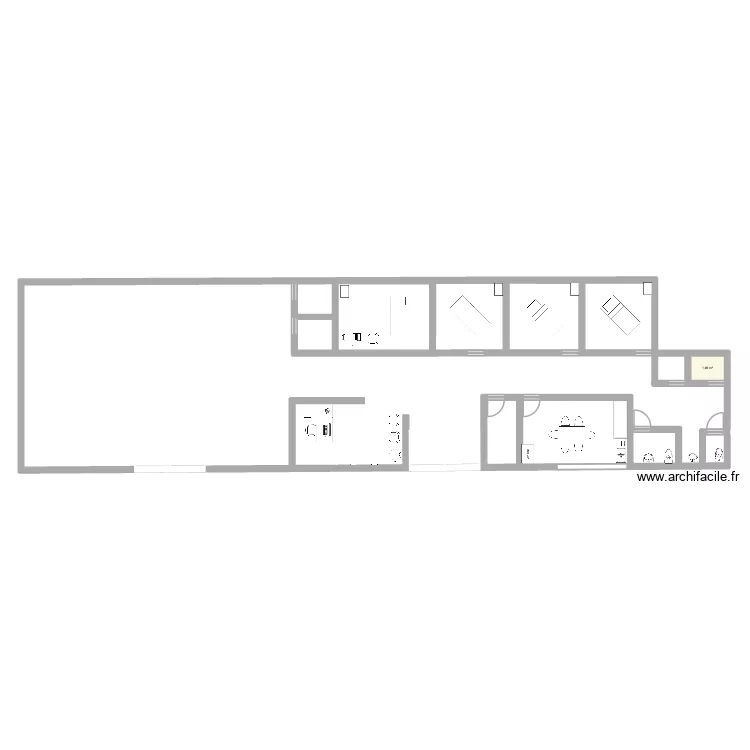 projet X. Plan de 1 et 2 m² projet X. Plan de 1 et 2 m²