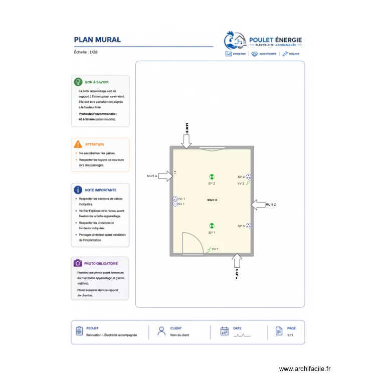 Plan Général chambre 1 dernière version. Plan de 1 et 12 m² Plan Général chambre 1 dernière version. Plan de 1 et 12 m²