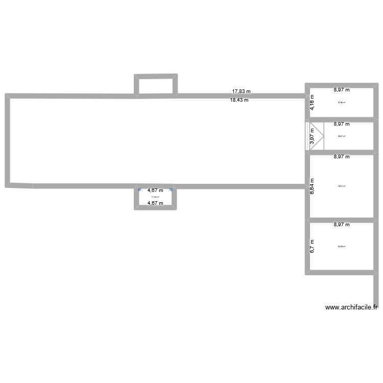 grange mary. Plan de 0 pièce et 0 m2