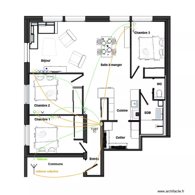 BP Elec - CCF VDI. Plan de 