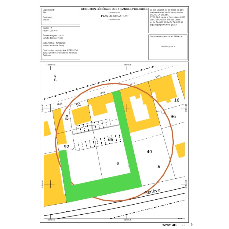 Balan Projet Immeuble. Plan de 0 pièce et 0 m2