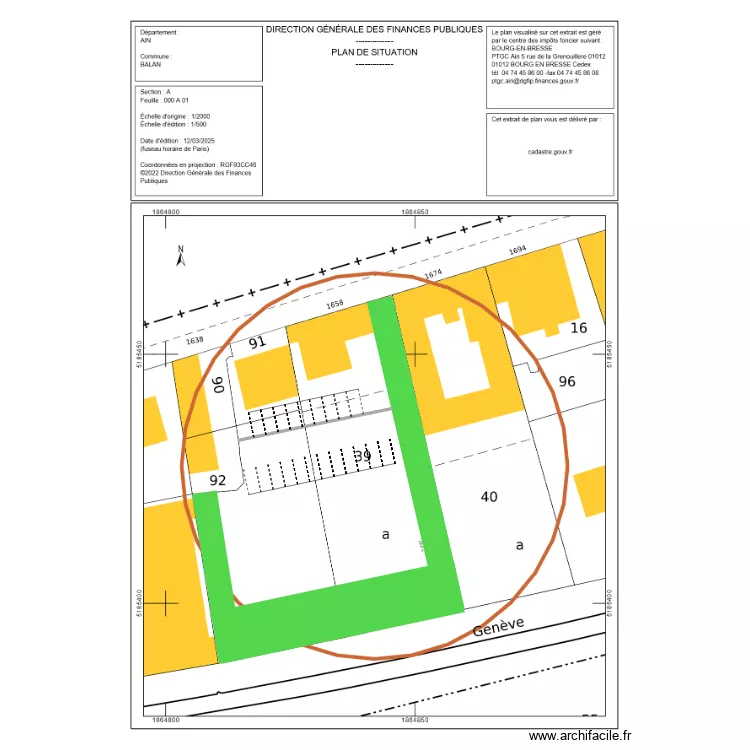 Balan Projet Immeuble. Plan de Balan Projet Immeuble. Plan de