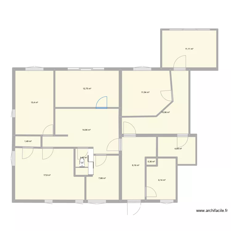 Cabinet Caroline Herve. Plan de 